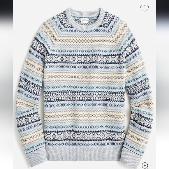 J. Crew Other - NWT J.Crew Men"s Wool-blend Fair Isle sweater Sz XL $128 Christmas